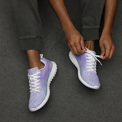 Velvet Vortex Texture Men's Athletic Shoes