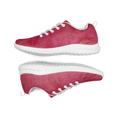 Satin Sprint Texture Men's Athletic Shoes