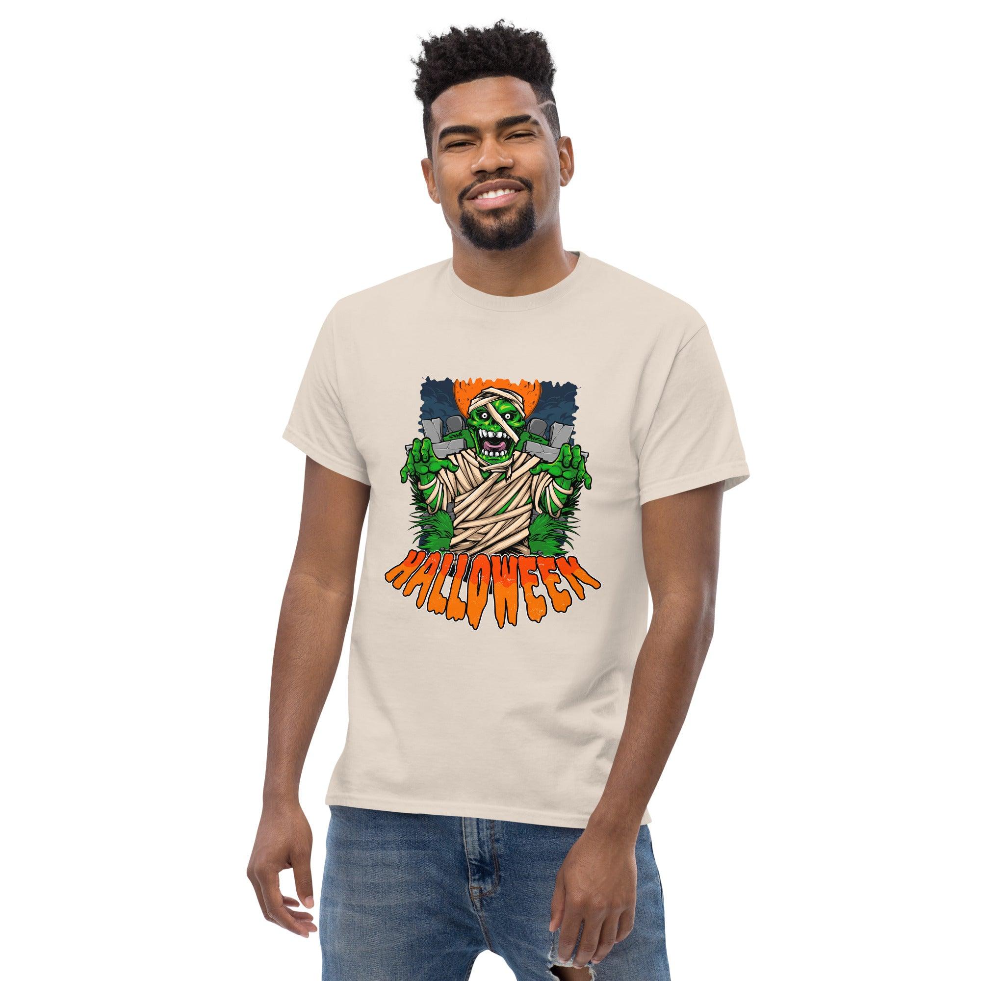 Men's Classic Tee: Frightening Phantoms Halloween Edition - Beyond T-shirts