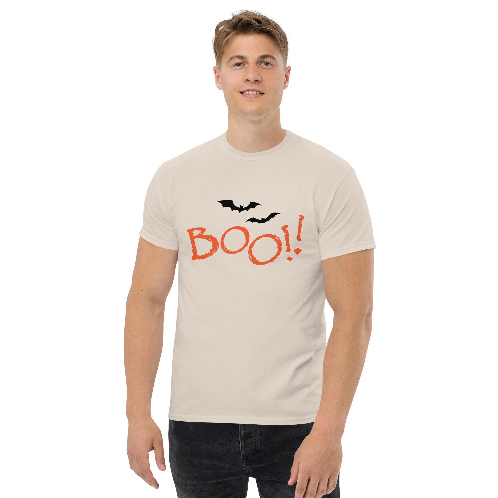 Grinning Ghouls: Men's Halloween Classic Tee - Beyond T-shirts