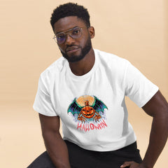 Grinning Ghosts: Men's Classic Halloween Tee - Beyond T-shirts