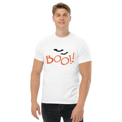 Grinning Ghouls: Men's Halloween Classic Tee - Beyond T-shirts