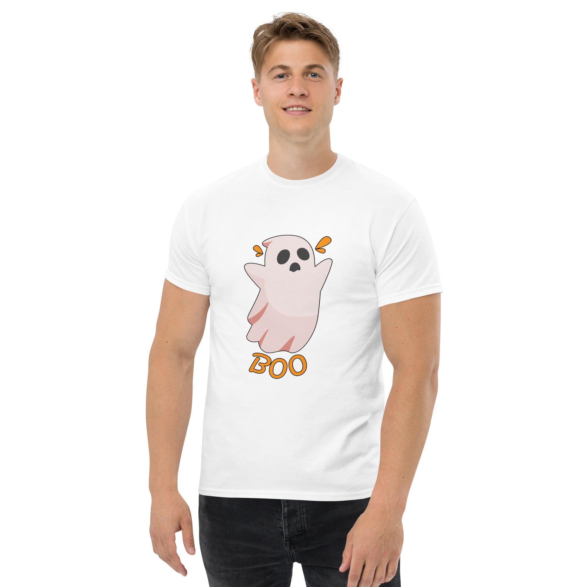 Frightful Fun: Men's Classic Halloween Tee - Beyond T-shirts