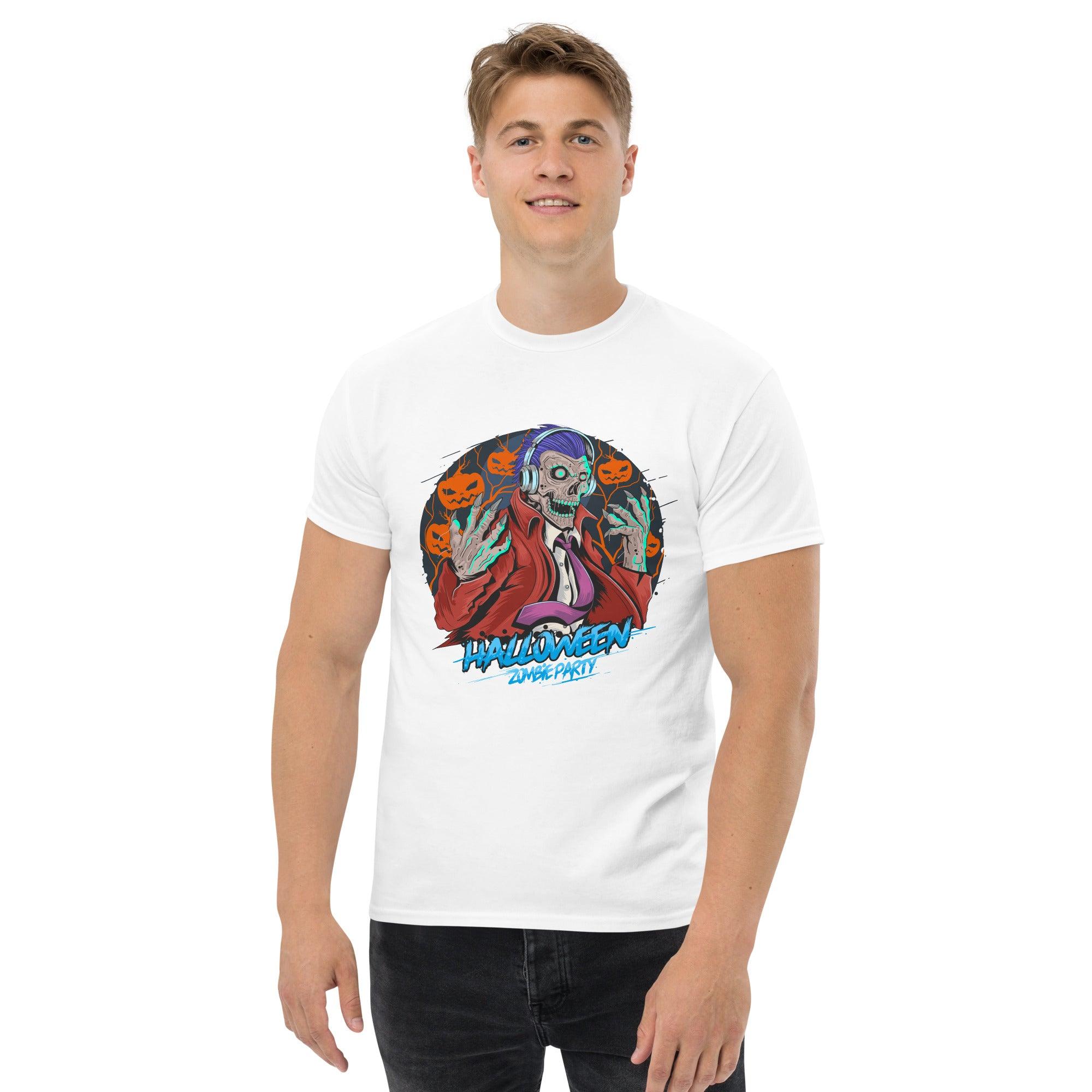 Wicked Whispers: Men's Classic Halloween Tee - Beyond T-shirts