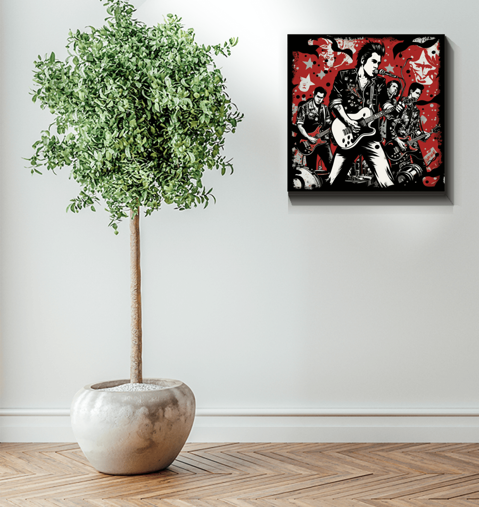 Metal unites, not divides wrapped canvas - Beyond T-shirts
