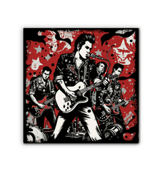 Metal unites, not divides wrapped canvas - Beyond T-shirts