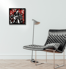 Metal unites, not divides wrapped canvas - Beyond T-shirts