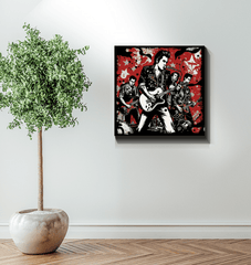 Metal unites, not divides wrapped canvas - Beyond T-shirts