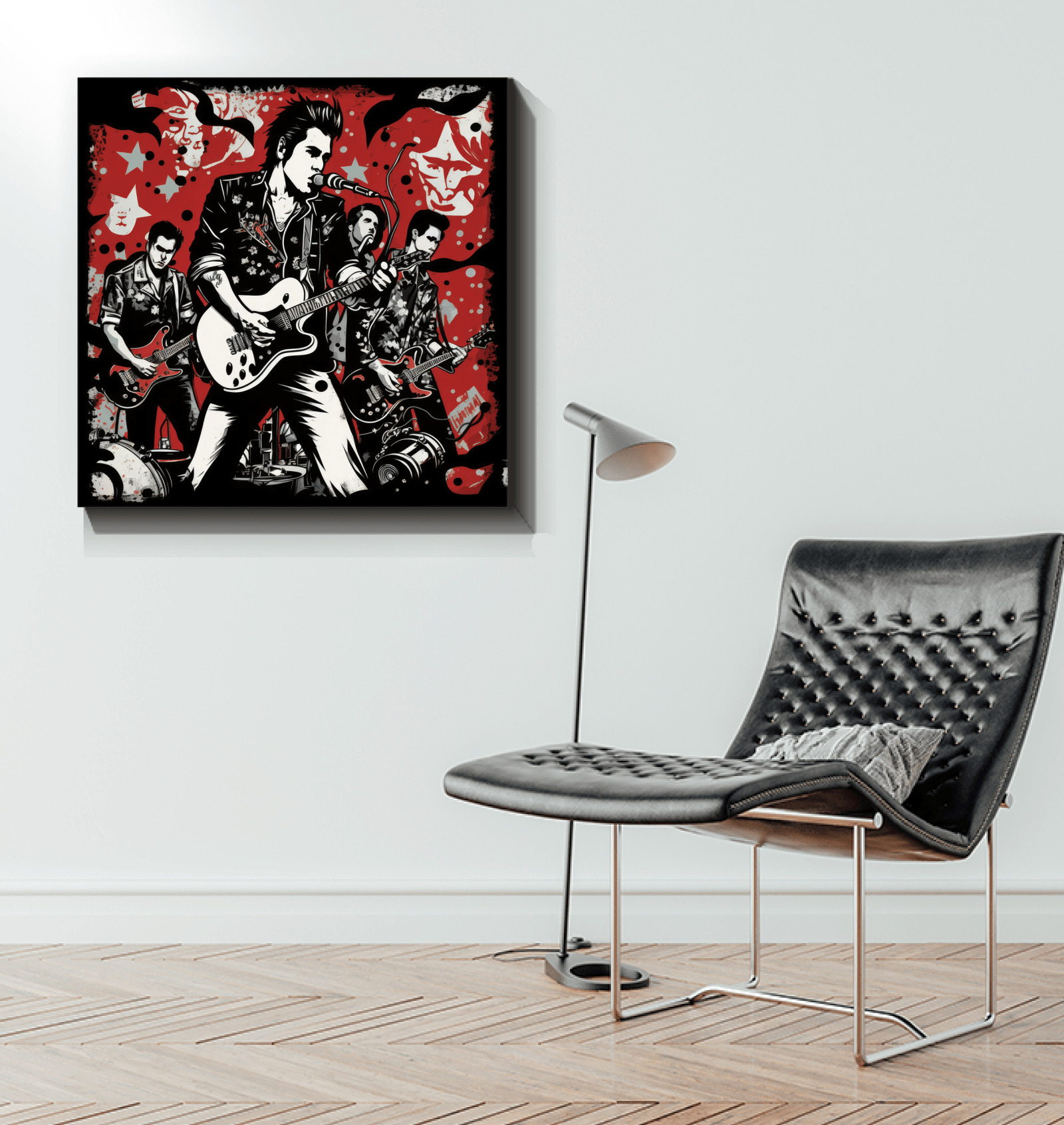Metal unites, not divides wrapped canvas - Beyond T-shirts