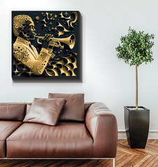 Pitched Peaks Wrapped Canvas