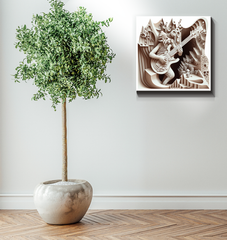 Beatbox Boulevard Wrapped Canvas