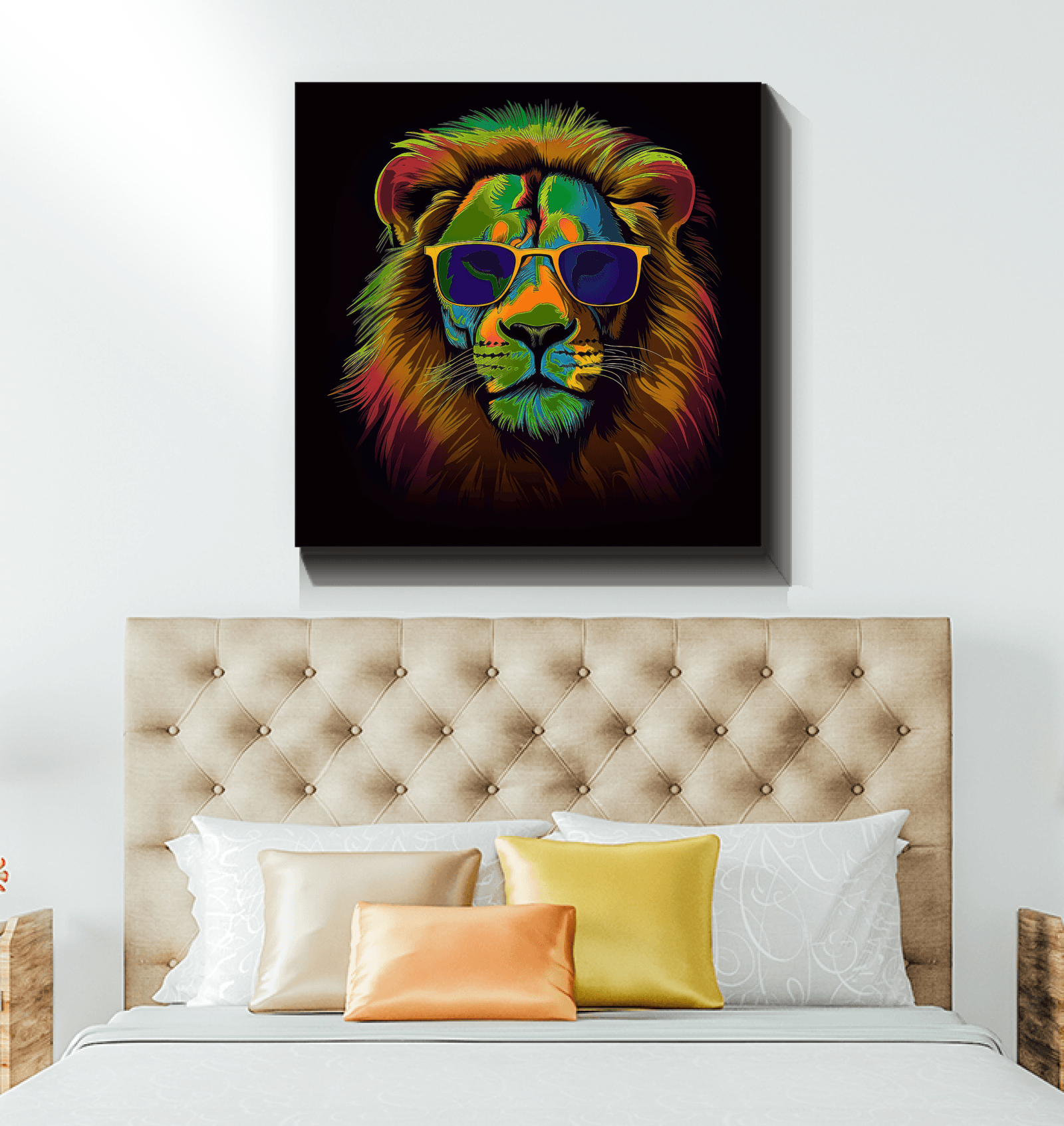Roaring Majesty Canvas Print - Beyond T-shirts