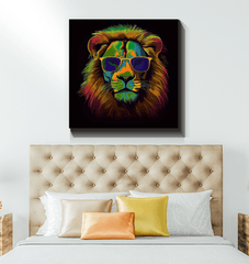 Roaring Majesty Canvas Print - Beyond T-shirts