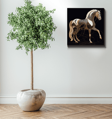 Majestic Horse Winter Snowfall - Beyond T-shirts