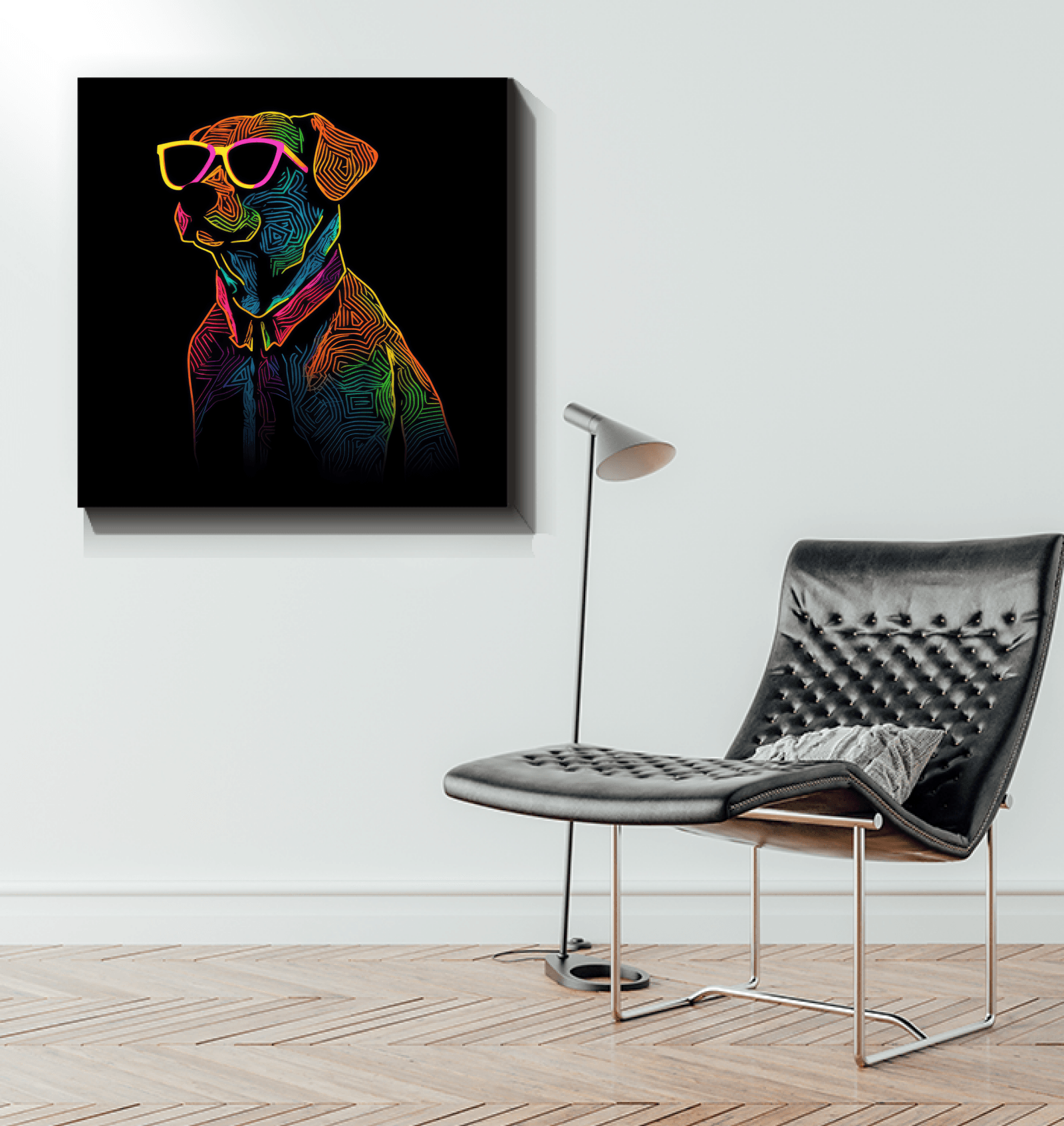 Soulful Gaze Canvas Print - Beyond T-shirts