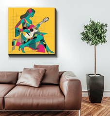 Glamour in Motion Wrapped Canvas - Beyond T-shirts