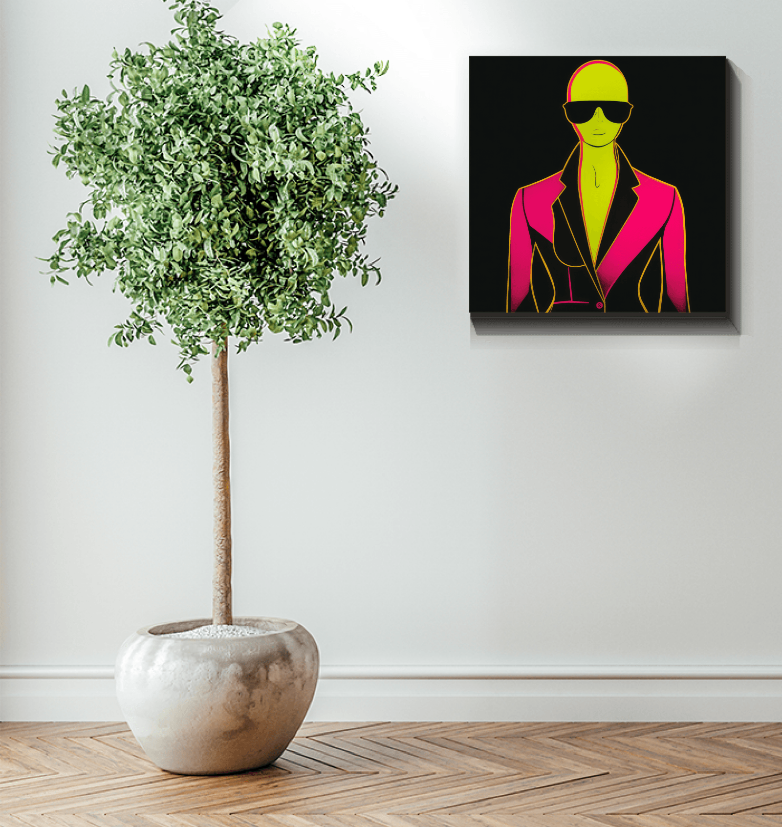 Fashionista's Paradise Canvas Art - Beyond T-shirts