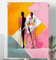 Artistic Abstraction Sherpa Comforter - Beyond T-shirts