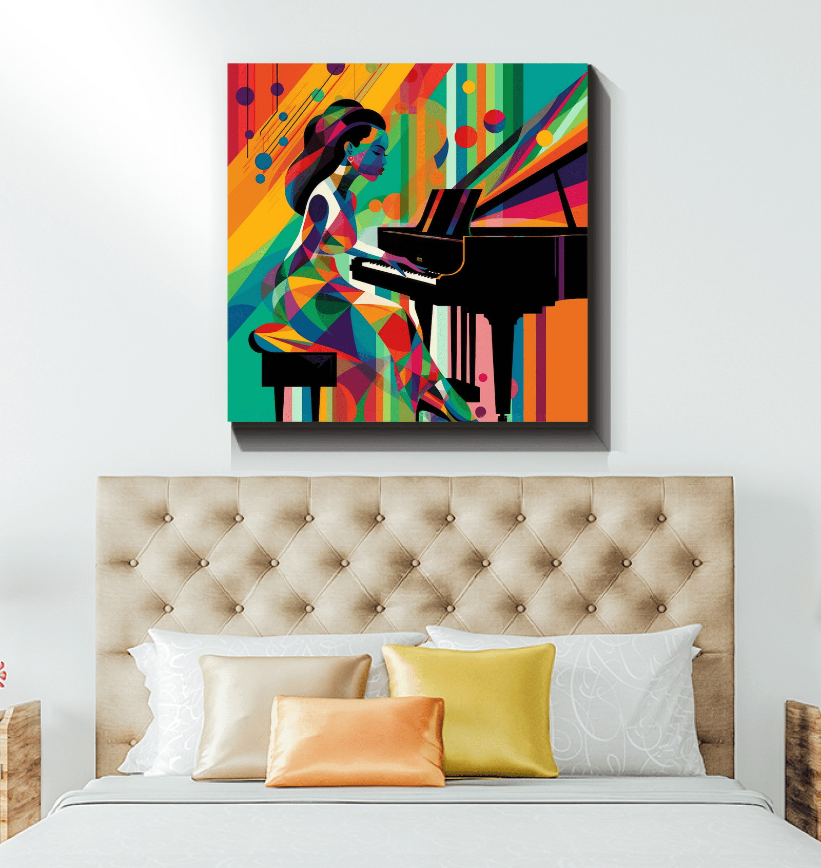 Elegant Couture Harmony Wrapped Canvas - Beyond T-shirts