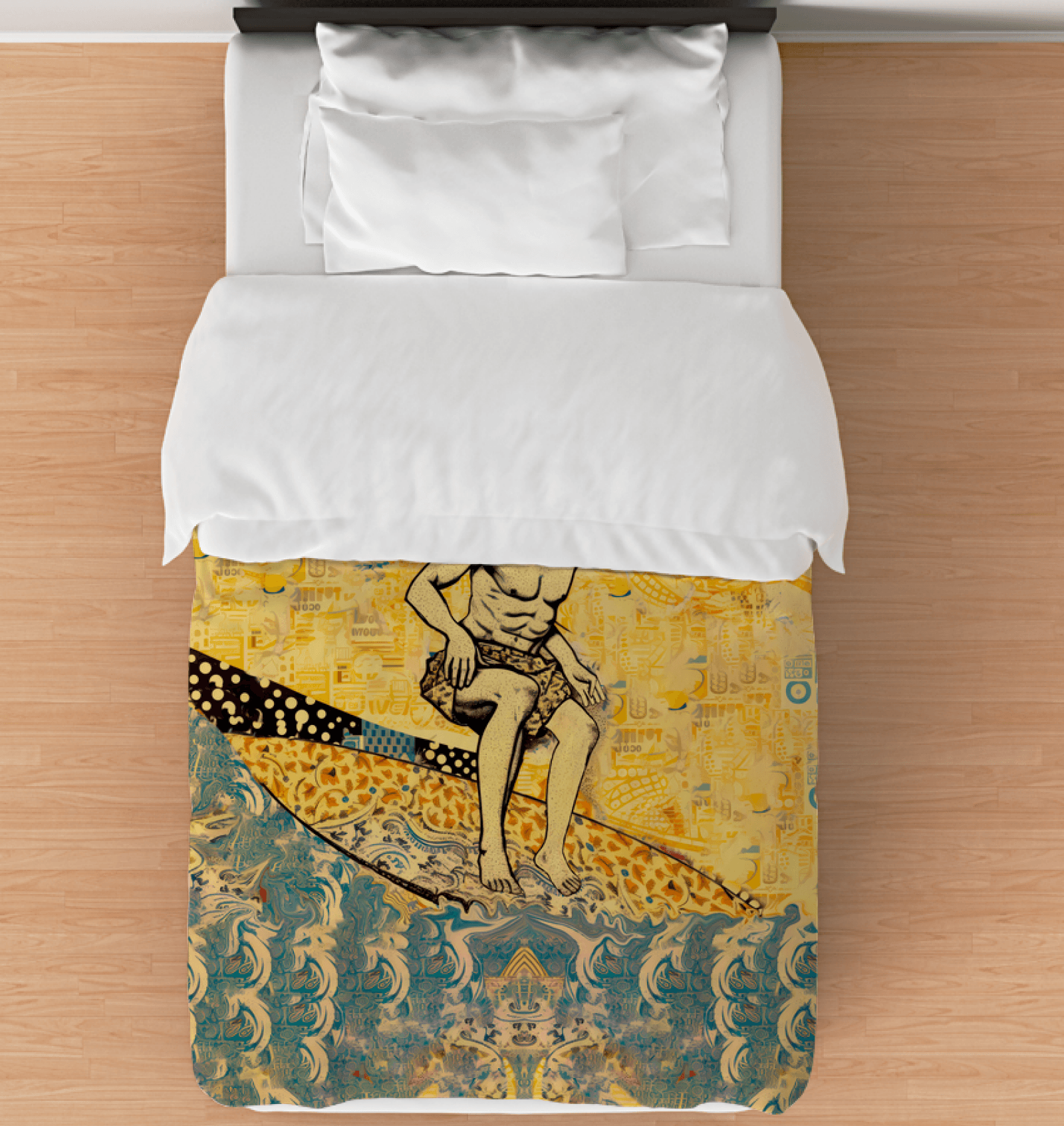 Surfboard Silhouettes Comforter Collection - Beyond T-shirts