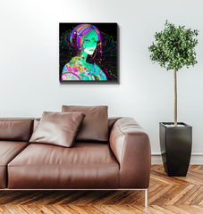 Morning Glory Meadow art piece for home and office decor.