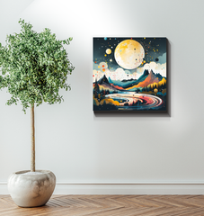 Majestic Moors Highland Landscape Canvas