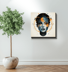 Abstract Portraits of Women: Canvas Art - Beyond T-shirts