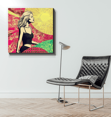 Eternal Wave Canvas Art - Beyond T-shirts