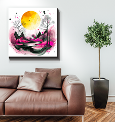 Tranquil Twilight Tranquility Landscape Canvas