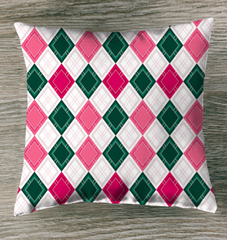 Timeless Diamond Outdoor Pillow