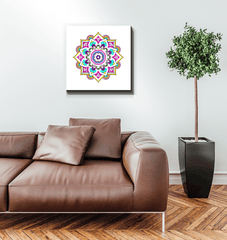 Mandala Ocean Serenity Canvas - Beyond T-shirts