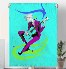 Fashion Fusion All-Over Print Sherpa Blanket - Beyond T-shirts