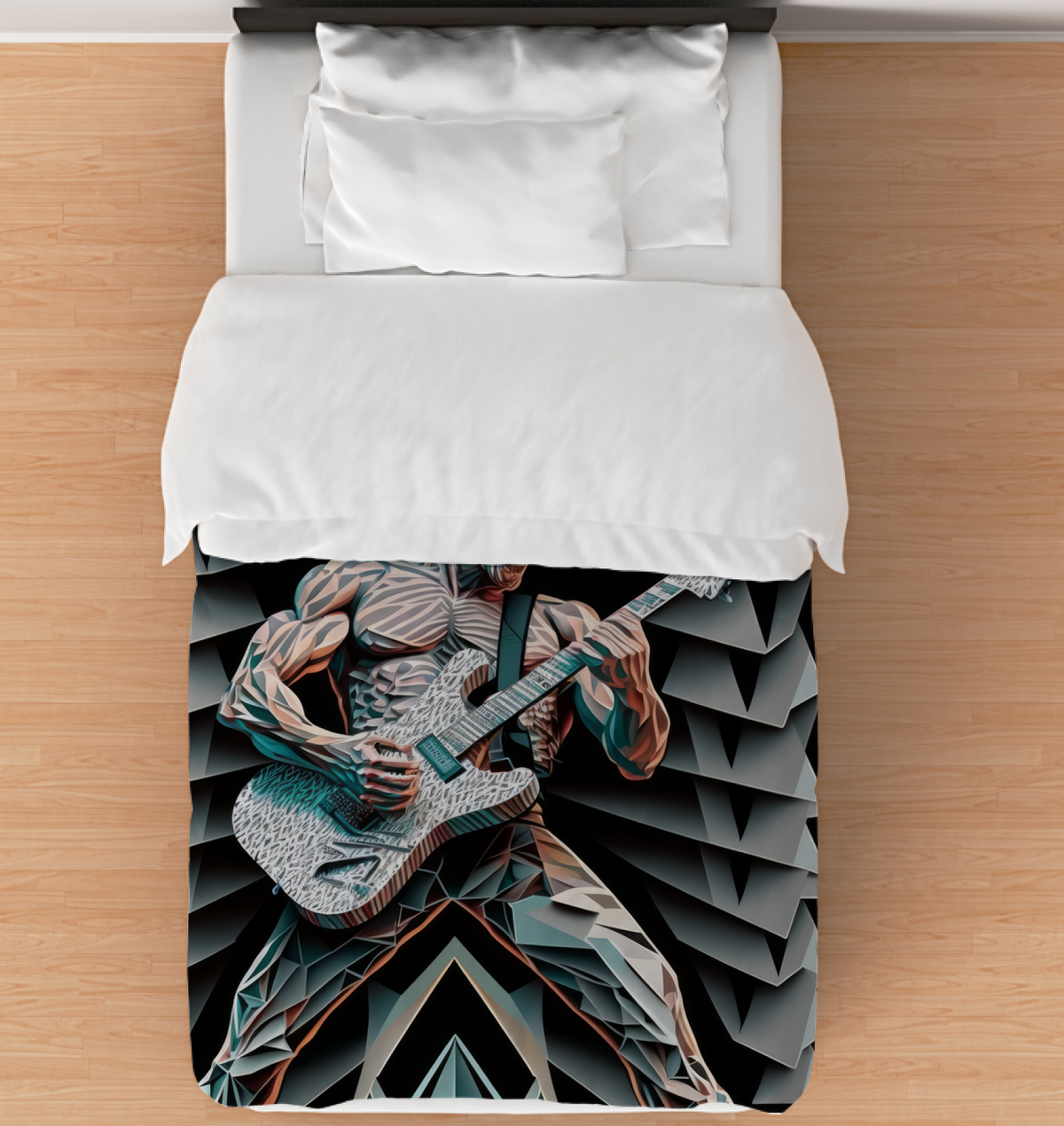 Electro Beat Duvet Cover