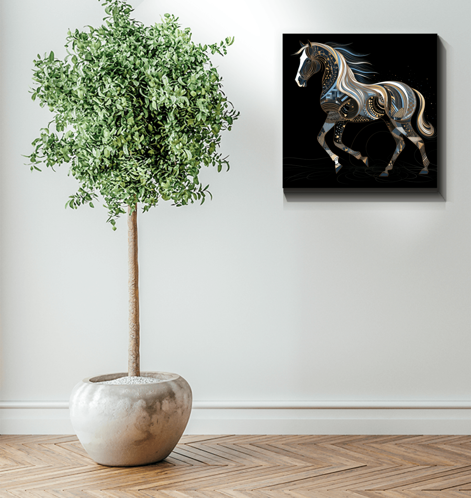 Playful Horse River Splash - Beyond T-shirts