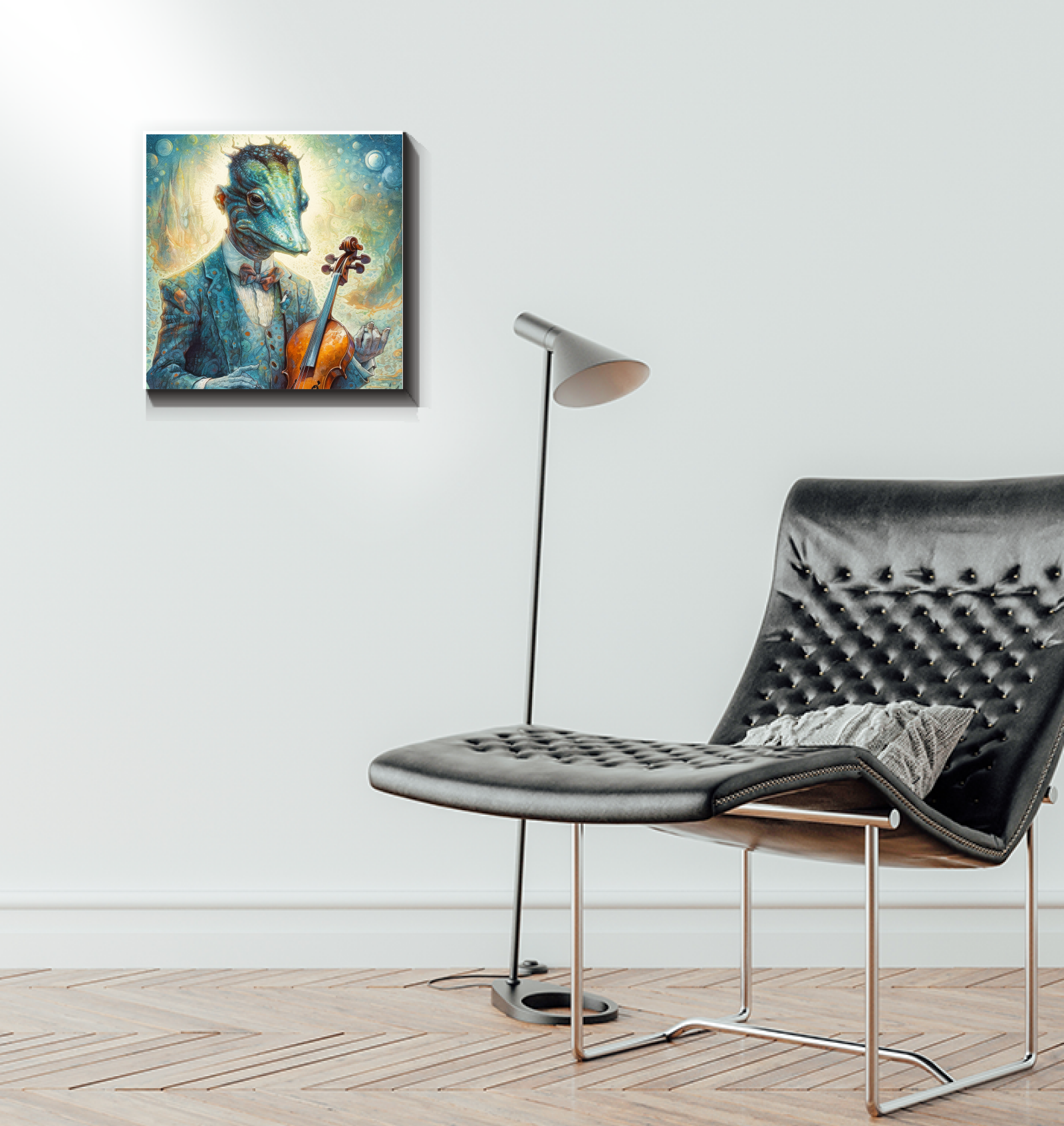 Fun Giraffe Wrapped Canvas.