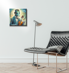 Fun Giraffe Wrapped Canvas.