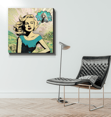 Surfing Luminary Canvas Art - Beyond T-shirts