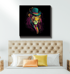 Regal Stare Canvas Art - Beyond T-shirts