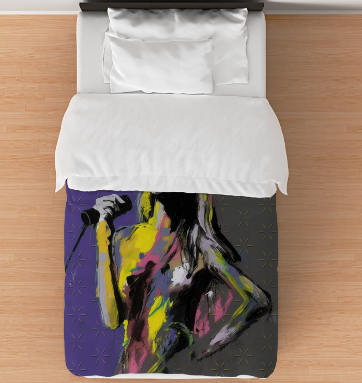 Abstract Lines and Shapes Comforter