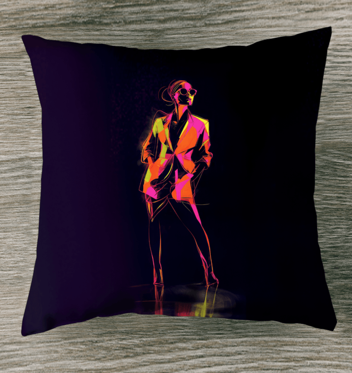 Chic Couture Fashion Outdoor Pillow - Beyond T-shirts