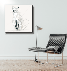 Playful Cat Yarn Tangle Canvas - Beyond T-shirts