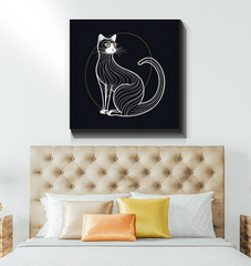 Majestic Sphynx Cat Mystic Gaze Canvas - Beyond T-shirts