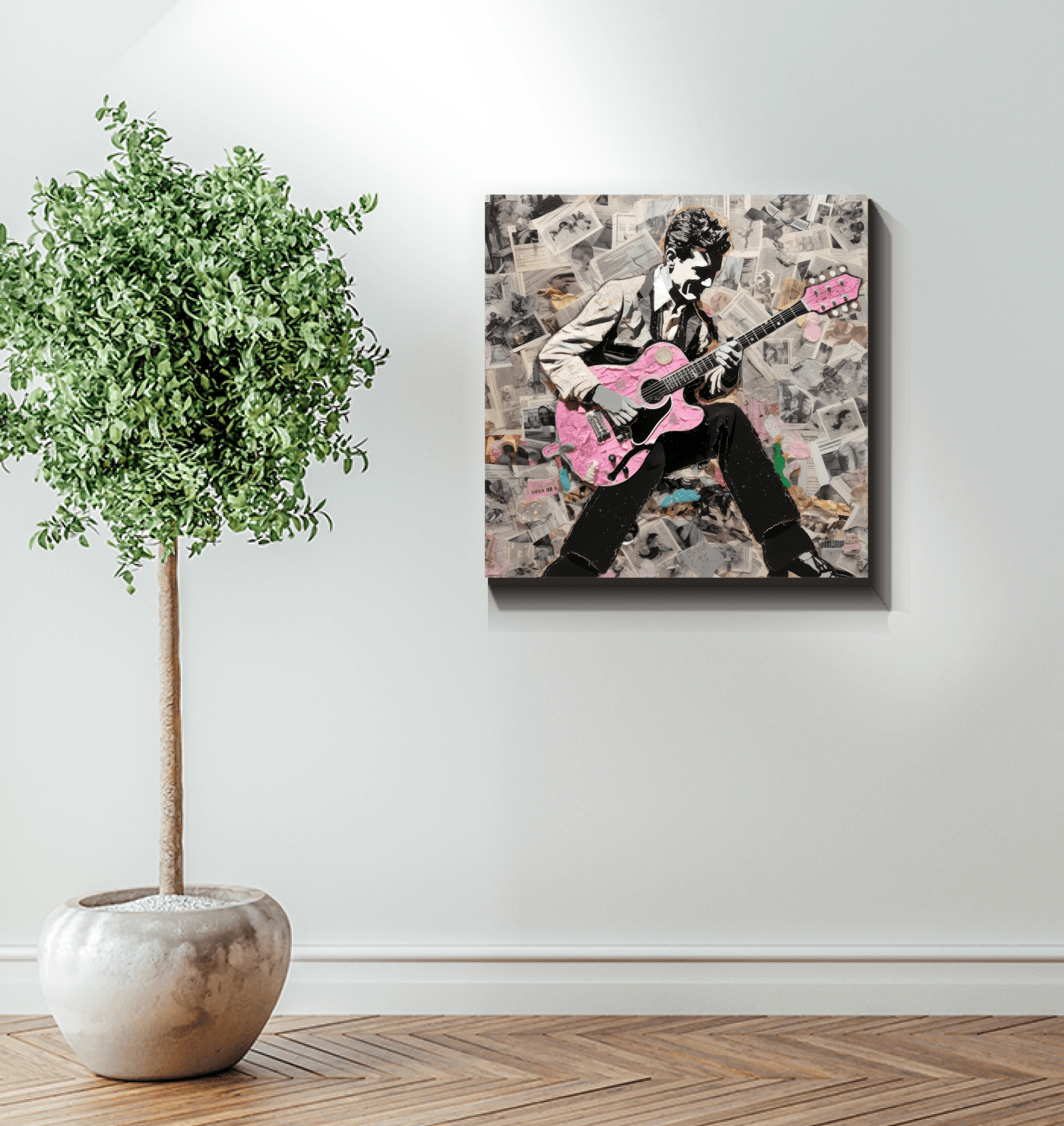 Euphoric Resonance Wrapped Canvas Notes Of Bliss - Beyond T-shirts