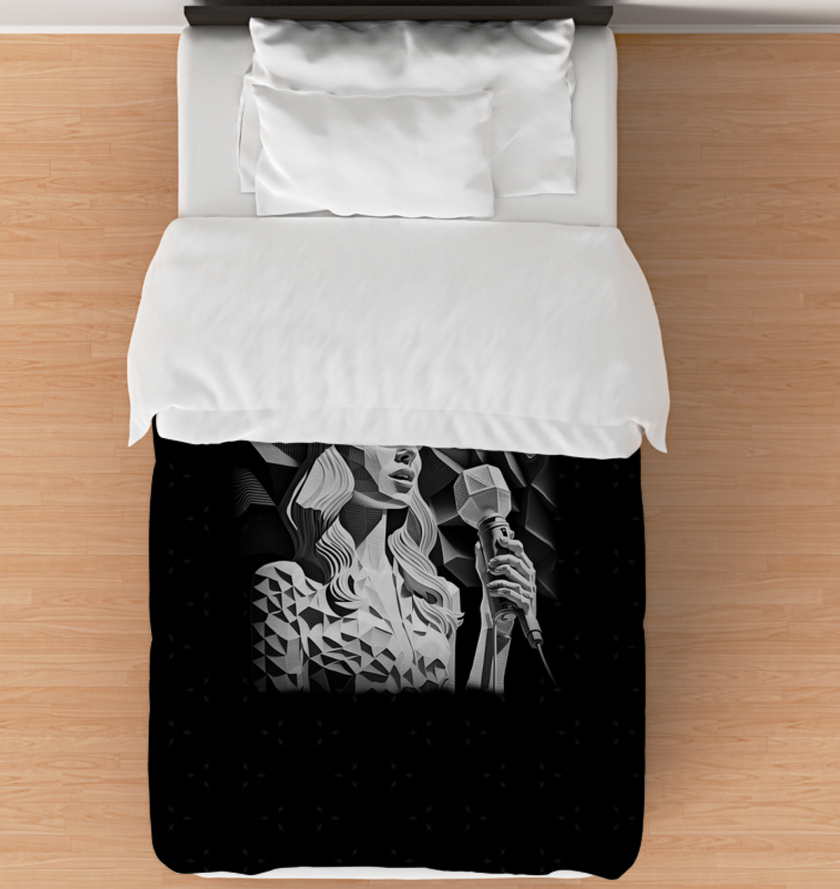 Acoustic Aura Duvet Cover