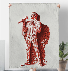 Flamenco Flair Sherpa Blanket