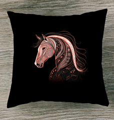 Majestic Stallion Sunset Pillow