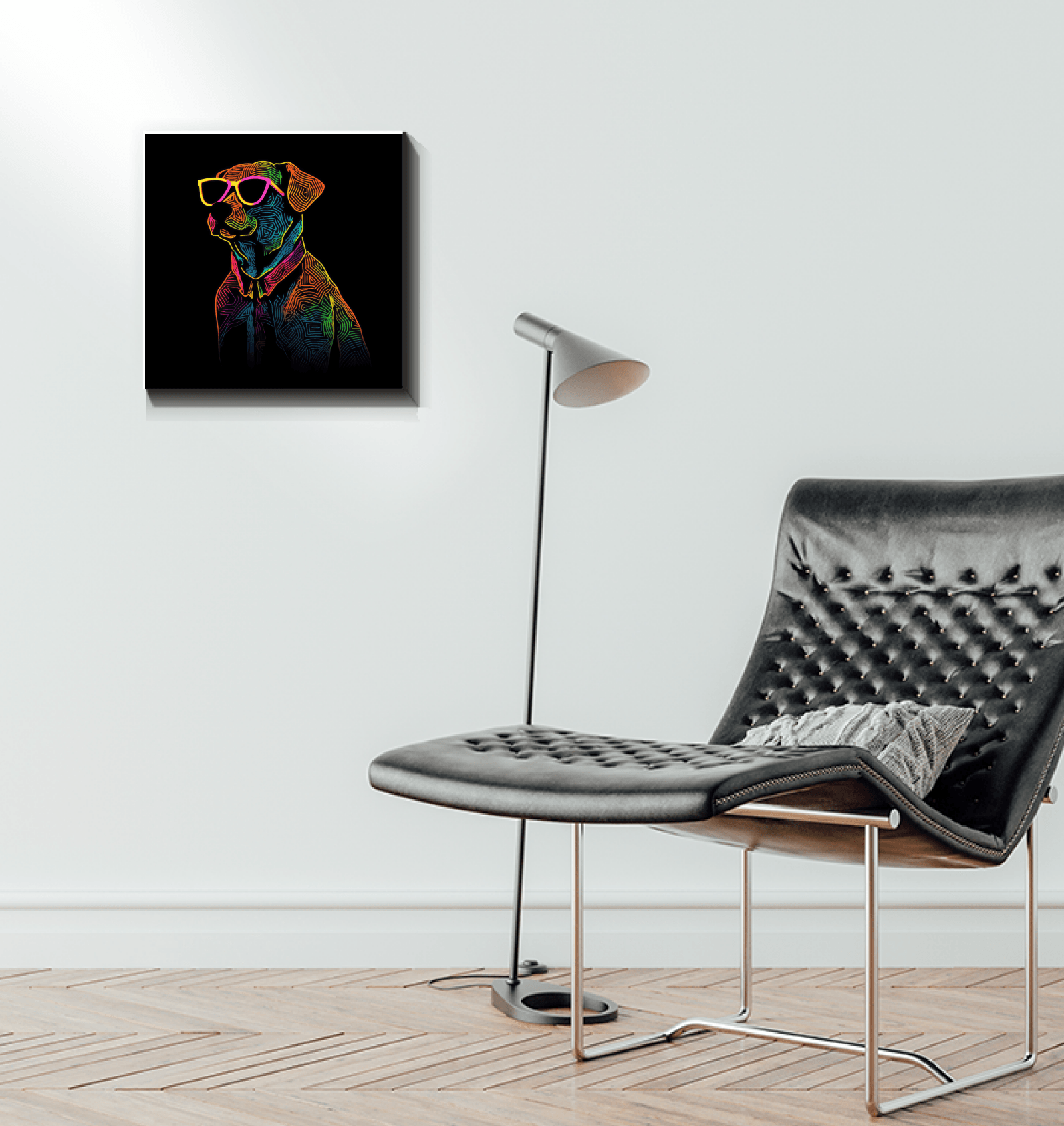 Soulful Gaze Canvas Print - Beyond T-shirts