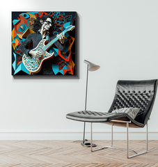 Rock 'n' Roll Legends Wrapped Canvas