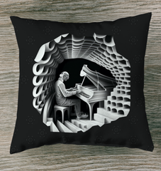 Blues Bask Outdoor Pillow