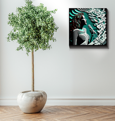 Symphony Strokes Wrapped Canvas